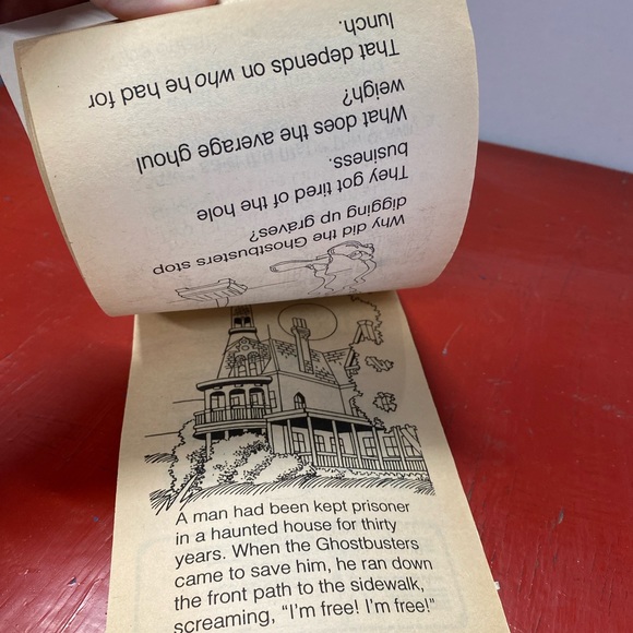 GHOSTBUSTERS II FLIP N FUN JOKES RIDDLES COLORING BOOK 1988 - Picture 4 of 7